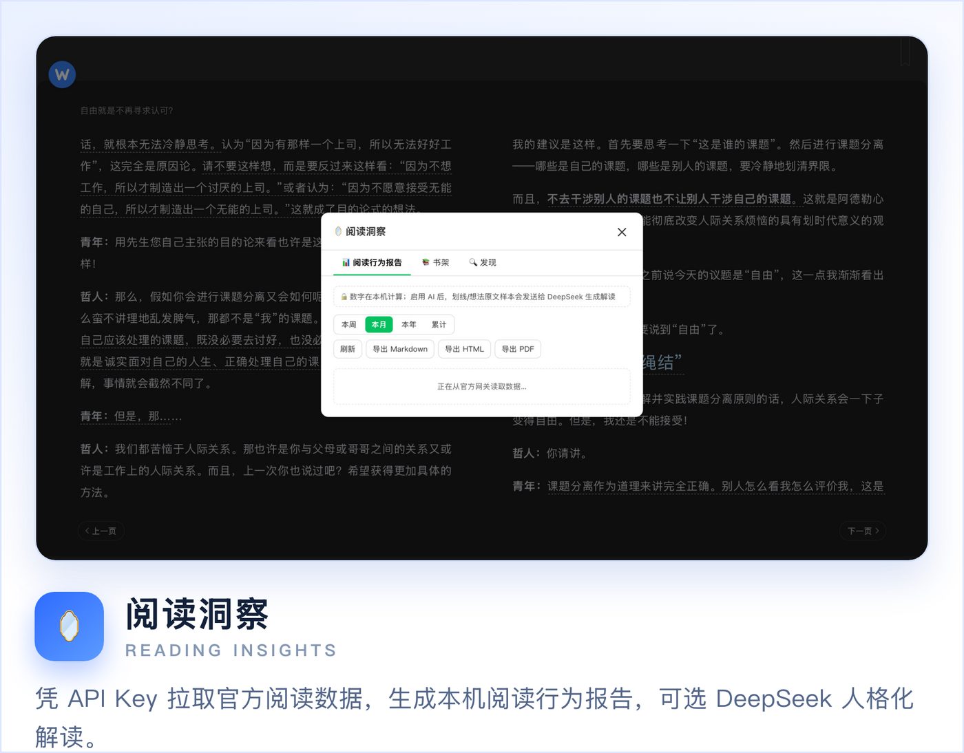 阅读洞察 · 阅读行为报告